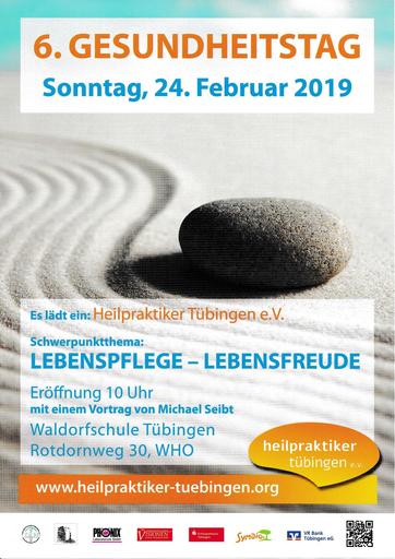 2019 | Sechster Tübinger Gesundheitstag | Plakat