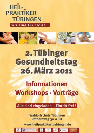 2011 | Zweiter Tübinger Gesundheitstag | Plakat
